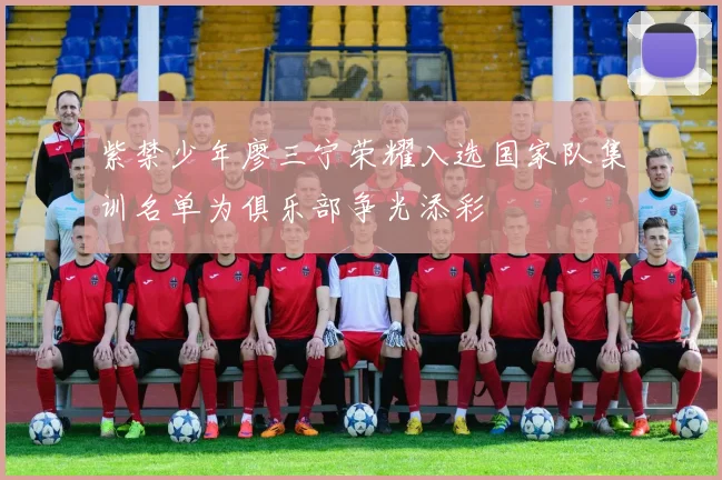 紫禁少年廖三宁荣耀入选国家队集训名单为俱乐部争光添彩